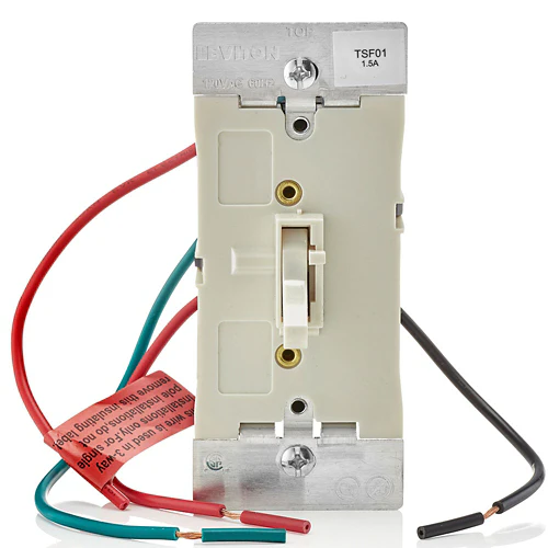 Toggle Slide Fan Speed Control Switch, 1.5A, 3-Speed, Single Pole or 3-Way, TSF01 - Image 7