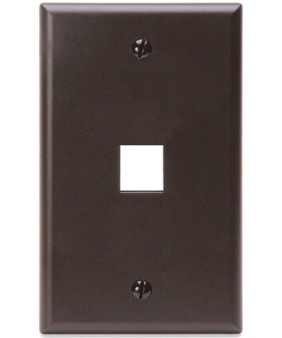 1-Gang QUICKPORT Wall Plate, 1-Port, 41080-1 - Image 5