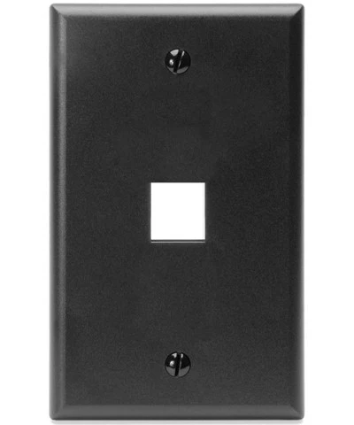 1-Gang QUICKPORT Wall Plate, 1-Port, 41080-1 - Image 6