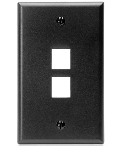1-Gang QUICKPORT Wall Plate, 2-Port, 41080-2 - Image 6