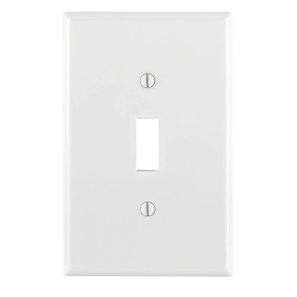 1-Gang Toggle Wallplate, Midway Size, Device Mount, PJ1