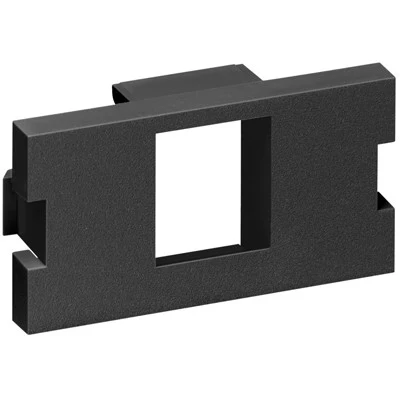 1-Port Multimedia Outlet System QUICKPORT Adapter Module (1 Unit High), 41291-1M - Image 2