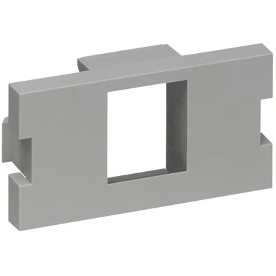 1-Port Multimedia Outlet System QUICKPORT Adapter Module (1 Unit High), 41291-1M - Image 3