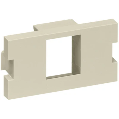 1-Port Multimedia Outlet System QUICKPORT Adapter Module (1 Unit High), 41291-1M - Image 4