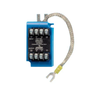 100 Volt DC, Pole, Wire, Communication Module Surge Protective Device, GE Fanuc Control Bus Network, Surface & DIN-Rail Mounted, 4-Position Wired, in a NEMA 1 Enclosure, 3860-GEF