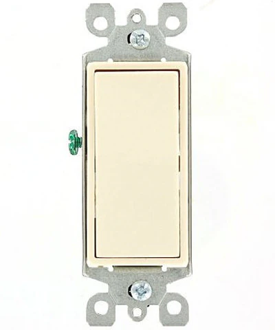 15-Amp 120/277-Volt, Decora Rocker 3-Way AC Quiet Switch, Residential Grade, Grounding, Various Colors, 5603-2 - Image 2