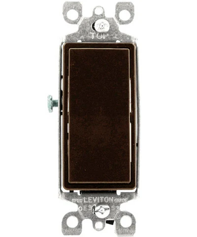 15-Amp 120/277-Volt, Decora Rocker 3-Way AC Quiet Switch, Residential Grade, Grounding, Various Colors, 5603-2 - Image 4
