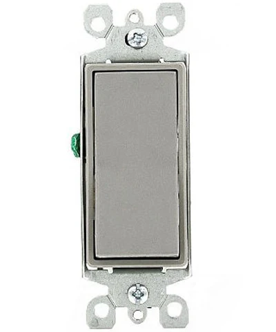 15-Amp 120/277-Volt, Decora Rocker 3-Way AC Quiet Switch, Residential Grade, Grounding, Various Colors, 5603-2 - Image 5