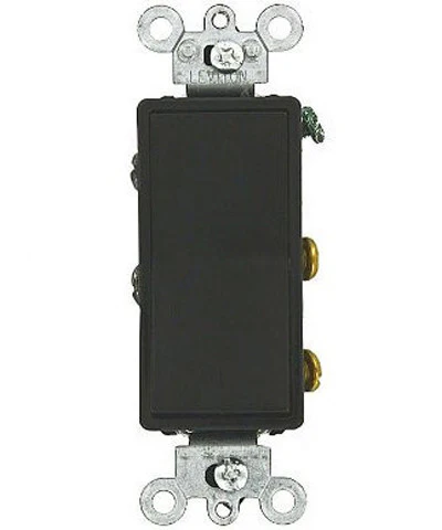 15-Amp 120/277-Volt, Decora Rocker Double-Pole AC Quiet Switch, Residential Grade, Grounding, Quickwire Push-In & Side Wired, Various Colors, 5602-2 - Image 4