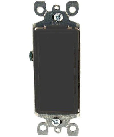 15-Amp 120/277-Volt, Decora Rocker Single-Pole AC Quiet Switch, Residential Grade, Grounding, Various Colors, 5601-2 - Image 4