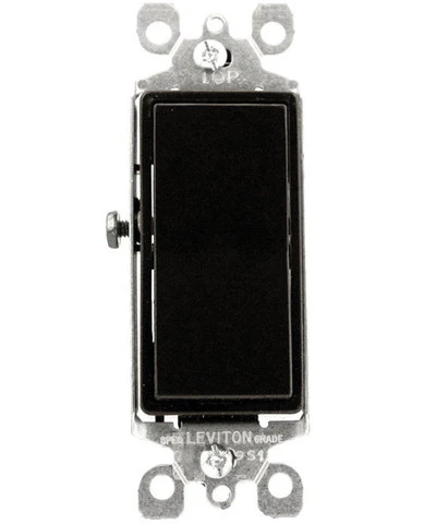 15-Amp 120/277-Volt, Decora Rocker Single-Pole AC Quiet Switch, Residential Grade, Grounding, Various Colors, 5601-2 - Image 6