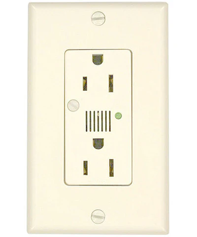 15-Amp, 125-Volt, Decora Plus Duplex Surge Suppressor Receptacle, Straight Blade, Industrial Grade, with Indicator Light, Various Colors, 7280 - Image 3