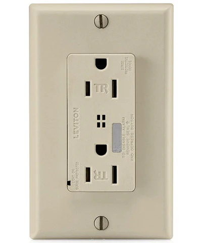 15-Amp, 125-Volt, Duplex Decora Tamper-Resistant Surge Protective Receptacle, LED Indicator Light, Audible Alarm, T7280 - Image 3