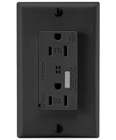 15-Amp, 125-Volt, Duplex Decora Tamper-Resistant Surge Protective Receptacle, LED Indicator Light, Audible Alarm, T7280 - Image 4