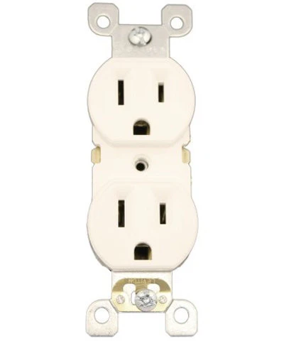 15-Amp 125-Volt, Duplex Receptacle, Residential Grade, Self-Grounding, Various Colors, 5320-S - Image 4