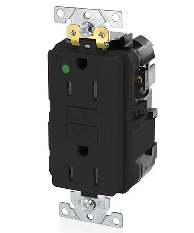15-Amp, 125-Volt, Extra-Heavy Duty, Hospital Grade, Tamper-Resistant Lev-Lok Duplex Self-Test GFCI Receptacle, MGFT1-HG - Image 4