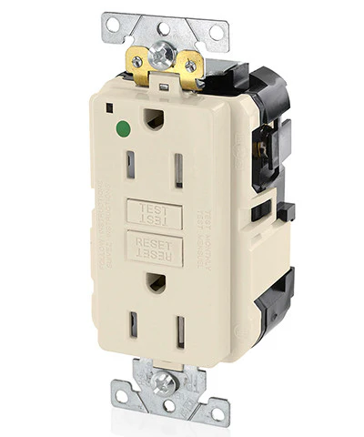 15-Amp, 125-Volt, Extra-Heavy Duty, Hospital Grade, Tamper-Resistant Lev-Lok Duplex Self-Test GFCI Receptacle, MGFT1-HG - Image 6