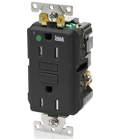 15-Amp, 125-Volt, Extra-Heavy Duty, Hospital Grade, Tamper/Weather-Resistant Duplex Self-Test GFCI Receptacle, GFWT1-HG - Image 4