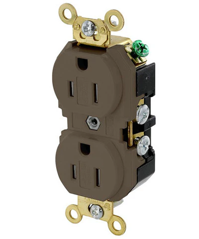 15-Amp, 125-Volt Industrial Grade Tamper-Resistant Duplex Receptacle, 5262-SG - Image 3