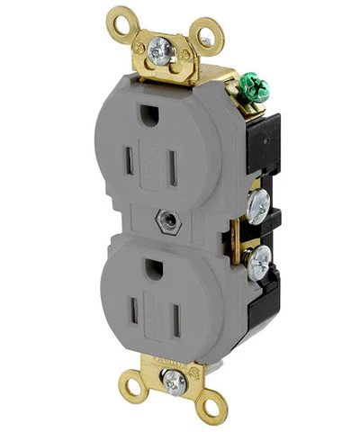 15-Amp, 125-Volt Industrial Grade Tamper-Resistant Duplex Receptacle, 5262-SG - Image 4