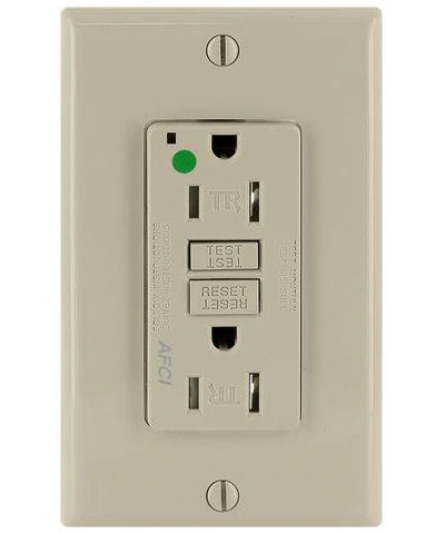 15-Amp, 125-Volt Tamper-Resistant Hospital Grade AFCI Duplex Receptacle, AFTR1-HG - Image 2