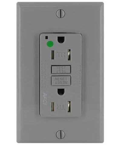 15-Amp, 125-Volt Tamper-Resistant Hospital Grade AFCI Duplex Receptacle, AFTR1-HG - Image 5