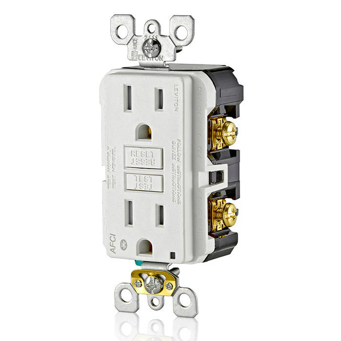 15 Amp, Self Test, Tamper-Resistant AFCI Outlet with Bluetooth® Connectivity & LED Indicator Light, AFBL1 - Image 2