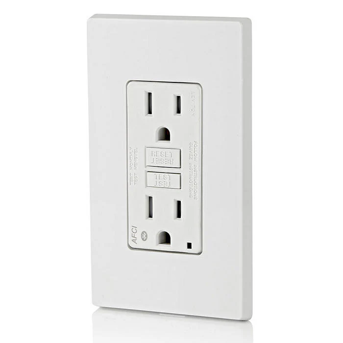 15 Amp, Self Test, Tamper-Resistant AFCI Outlet with Bluetooth® Connectivity & LED Indicator Light, AFBL1 - Image 4