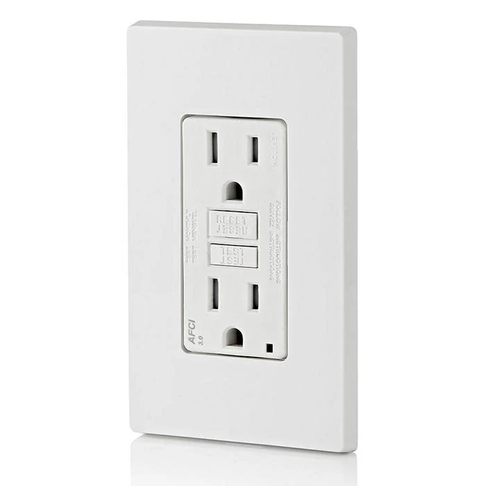 15 Amp, Tamper-Resistant AFCI Outlet with LED Indicator Light, AFTR1-W - Image 4
