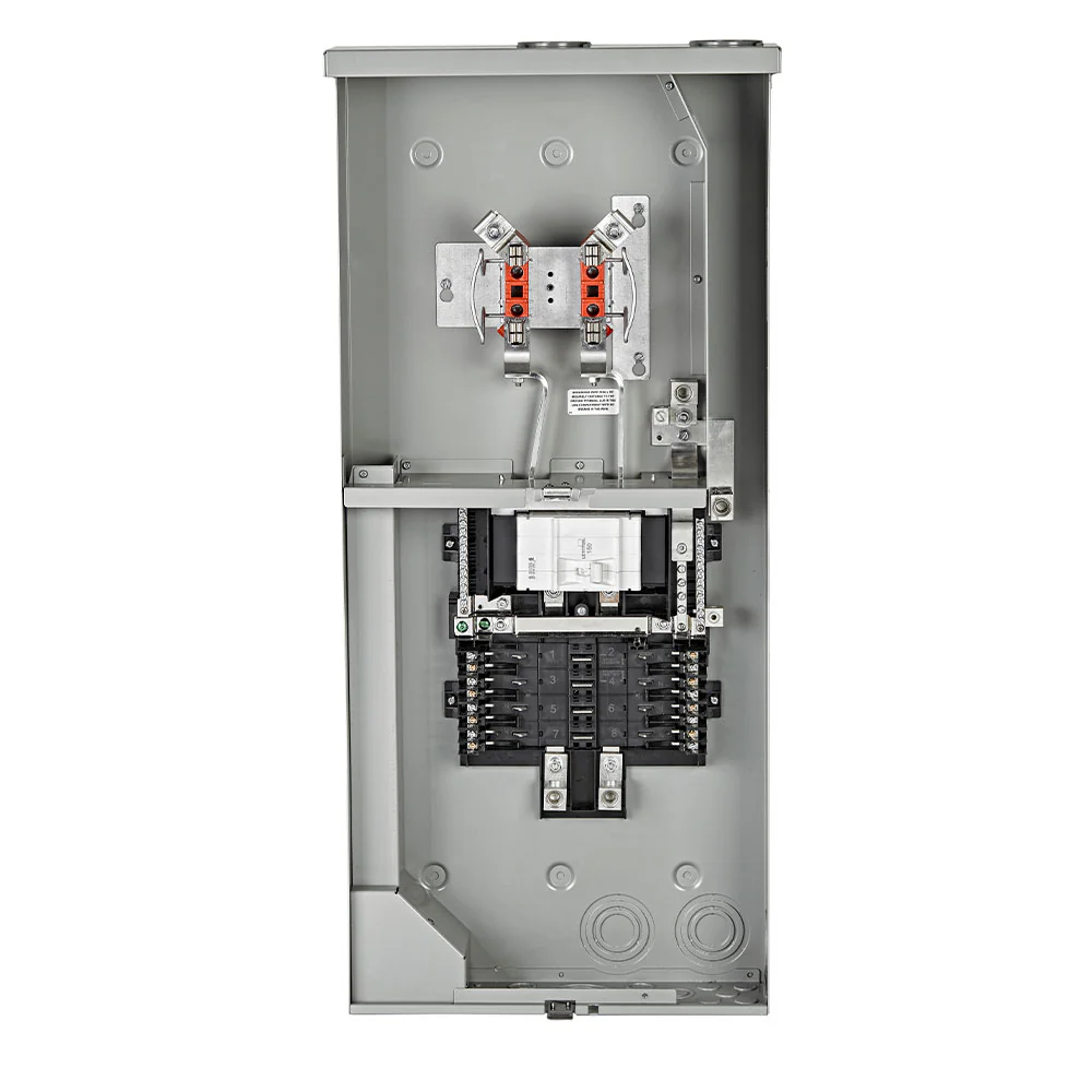 150A Outdoor Meter Main Combo, 8 Spaces, Ringless with Internal Trough, LS815-BTD - Image 3