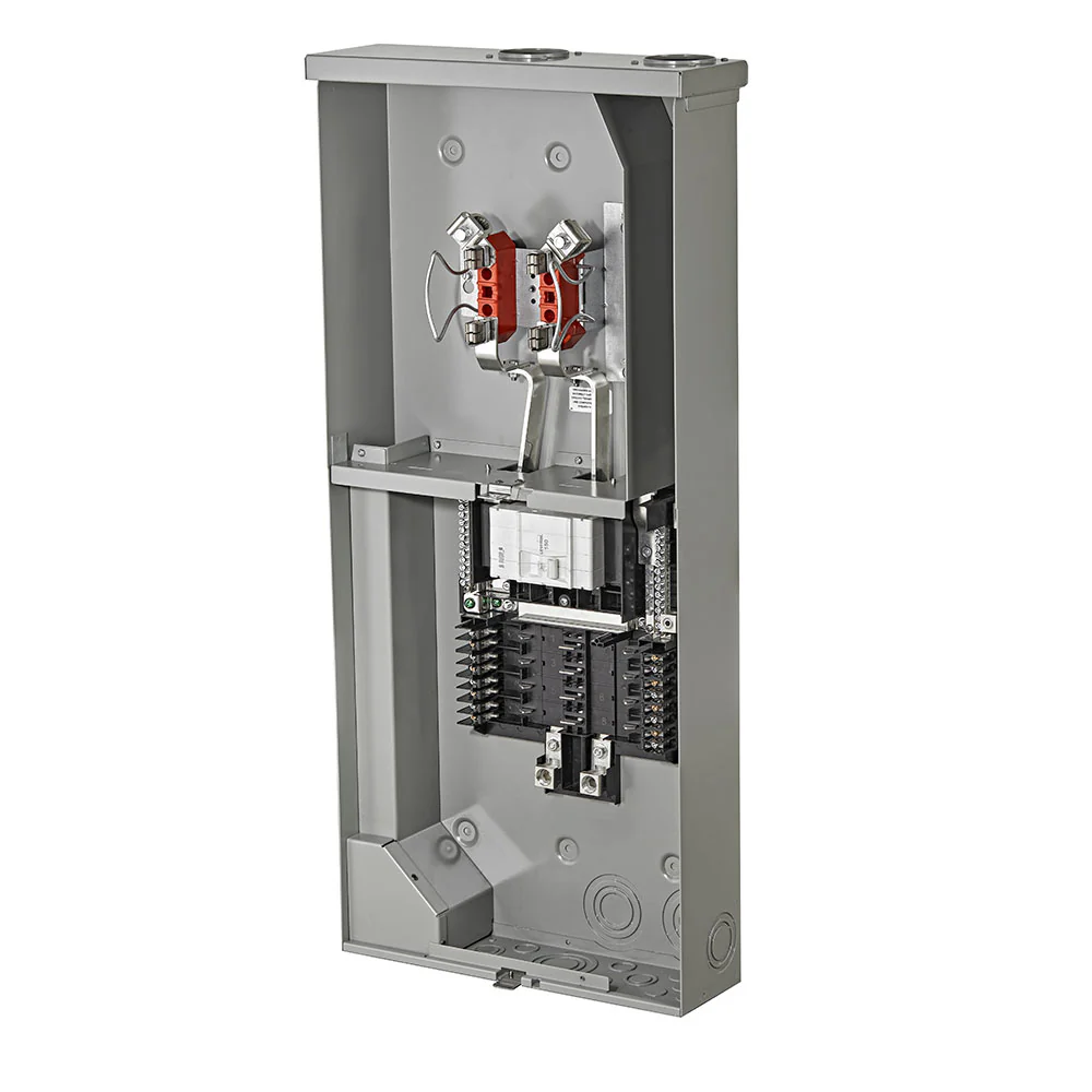 150A Outdoor Meter Main Combo, 8 Spaces, Ringless with Internal Trough, LS815-BTD - Image 4