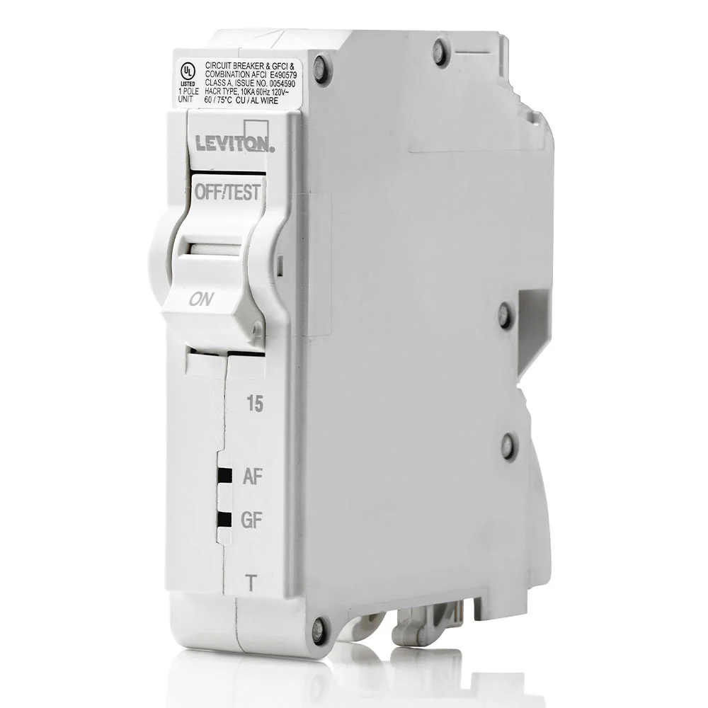 15A 1-Pole AFCI/GFCI Branch Circuit Breaker, LB115-DFT