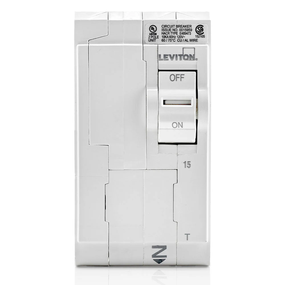 15A 2-Pole Standard Branch Circuit Breaker, LB215-T