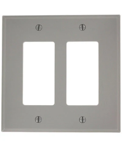 2-Gang Decora/GFCI Decora Wall Plate, Midway Size, PJ262 - Image 4