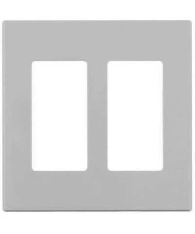 2-Gang Decora Plus Wall Plate Screwless Snap-On Mount, Various Colors, 80309-S - Image 5