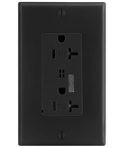 20-Amp, 125-Volt, Duplex Decora Tamper-Resistant Surge Protective Receptacle, LED Indicator Light, Audible Alarm, T7380 - Image 3
