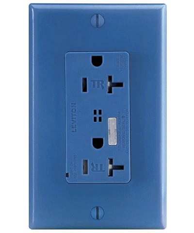 20-Amp, 125-Volt, Duplex Decora Tamper-Resistant Surge Protective Receptacle, LED Indicator Light, Audible Alarm, T7380 - Image 4