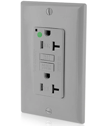 20-Amp, 125-Volt, Extra-Heavy Duty, Hospital Grade, Tamper-Resistant Duplex Self-Test GFCI Receptacle, GFTR2-HG - Image 3