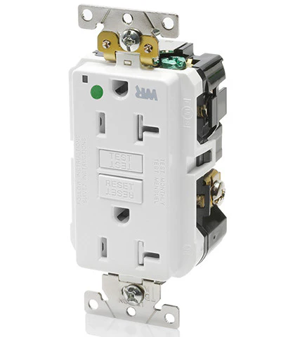 20-Amp, 125-Volt, Extra-Heavy Duty, Hospital Grade, Tamper/Weather-Resistant Duplex Self-Test GFCI Receptacle, GFWT2-HG - Image 3