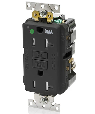 20-Amp, 125-Volt, Extra-Heavy Duty, Hospital Grade, Tamper/Weather-Resistant Duplex Self-Test GFCI Receptacle, GFWT2-HG - Image 4