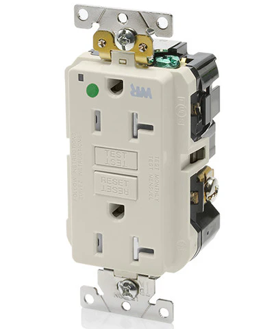 20-Amp, 125-Volt, Extra-Heavy Duty, Hospital Grade, Tamper/Weather-Resistant Duplex Self-Test GFCI Receptacle, GFWT2-HG - Image 6