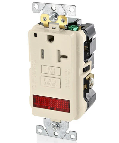 20-Amp, 125-Volt, Extra-Heavy Duty, Industrial Grade, Pilot Light Tamper-Resistant Self-Test GFCI Receptacle, GFPL2-PL - Image 6