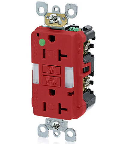 20-Amp, 125-Volt, Hospital Grade, Tamper-Resistant Guide Light Duplex Self-Test GFCI Receptacle, GFNL2-HG - Image 7