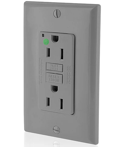 20-Amp, 125-Volt, USMCA Compliant Extra-Heavy Duty, Hospital Grade, Non-Tamper-Resistant Duplex Self-Test GFCI Receptacle, GFNT2-HF - Image 5