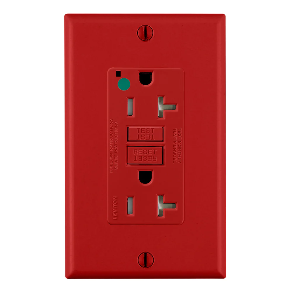 20-Amp, 125-Volt, NAFTA Complaint Extra-Heavy Duty, Hospital Grade, Tamper-Resistant Duplex Self-Test GFCI Receptacle, GFTR2-HF - Image 13
