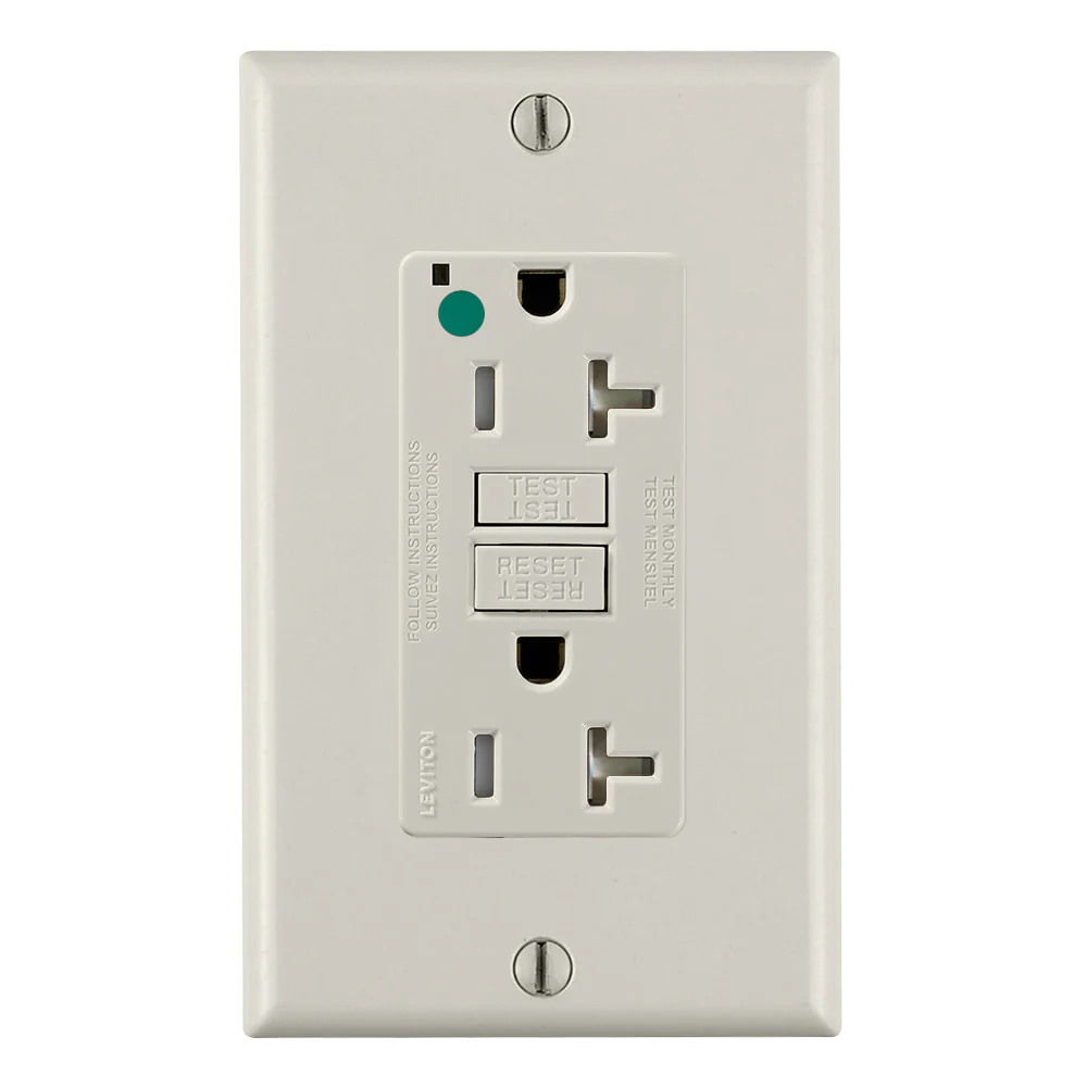 20-Amp, 125-Volt, NAFTA Complaint Extra-Heavy Duty, Hospital Grade, Tamper-Resistant Duplex Self-Test GFCI Receptacle, GFTR2-HF - Image 7