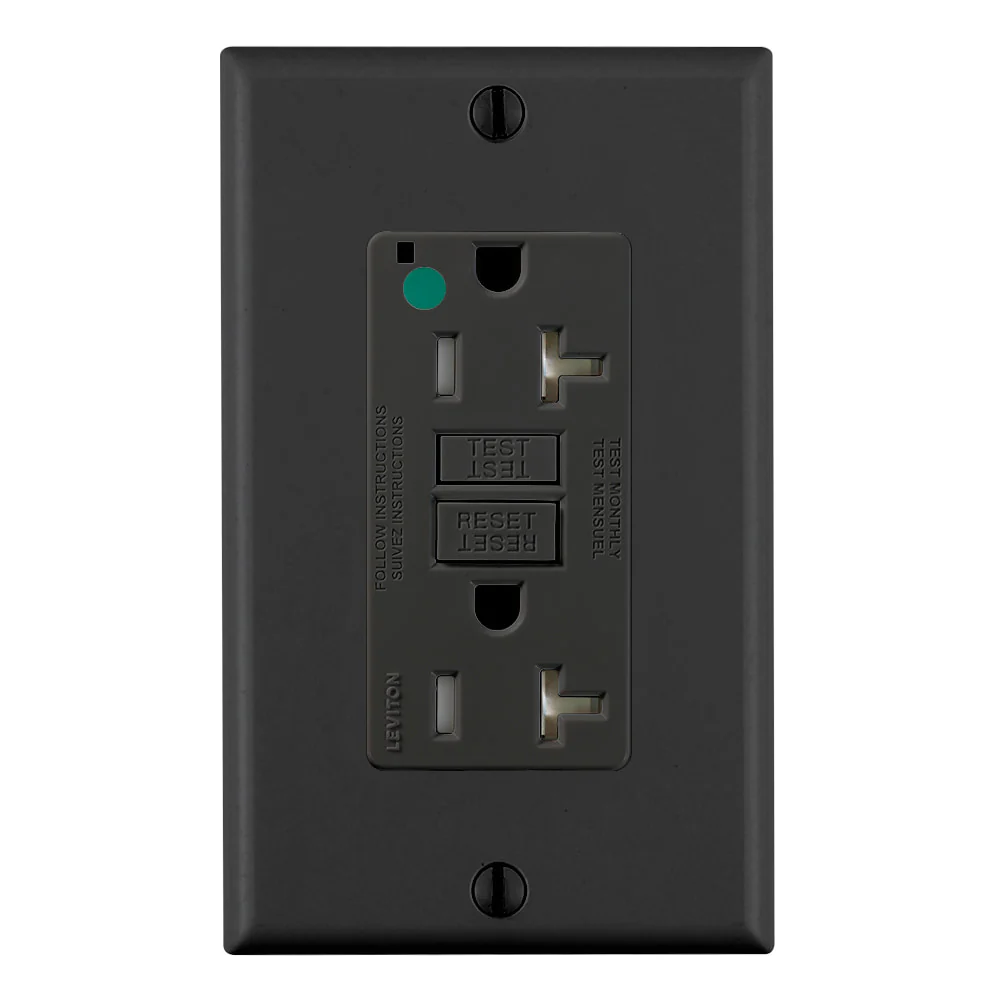 20-Amp, 125-Volt, NAFTA Complaint Extra-Heavy Duty, Hospital Grade, Tamper-Resistant Duplex Self-Test GFCI Receptacle, GFTR2-HF - Image 8