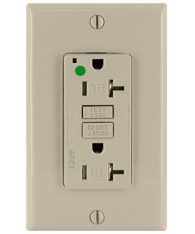 20-Amp, 125-Volt Tamper-Resistant Hospital Grade AFCI Duplex Receptacle, AFTR2-HG - Image 2