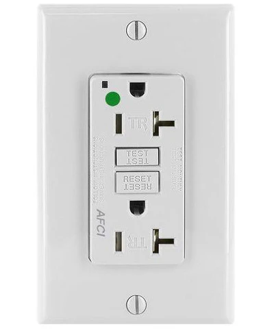 20-Amp, 125-Volt Tamper-Resistant Hospital Grade AFCI Duplex Receptacle, AFTR2-HG - Image 3
