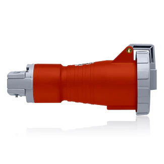 20 Amp, 480 Volt 3-Phase, 3P, 4W, North American Pin & Sleeve Connector, Industrial Grade, IP67, Watertight - RED, 420C7W